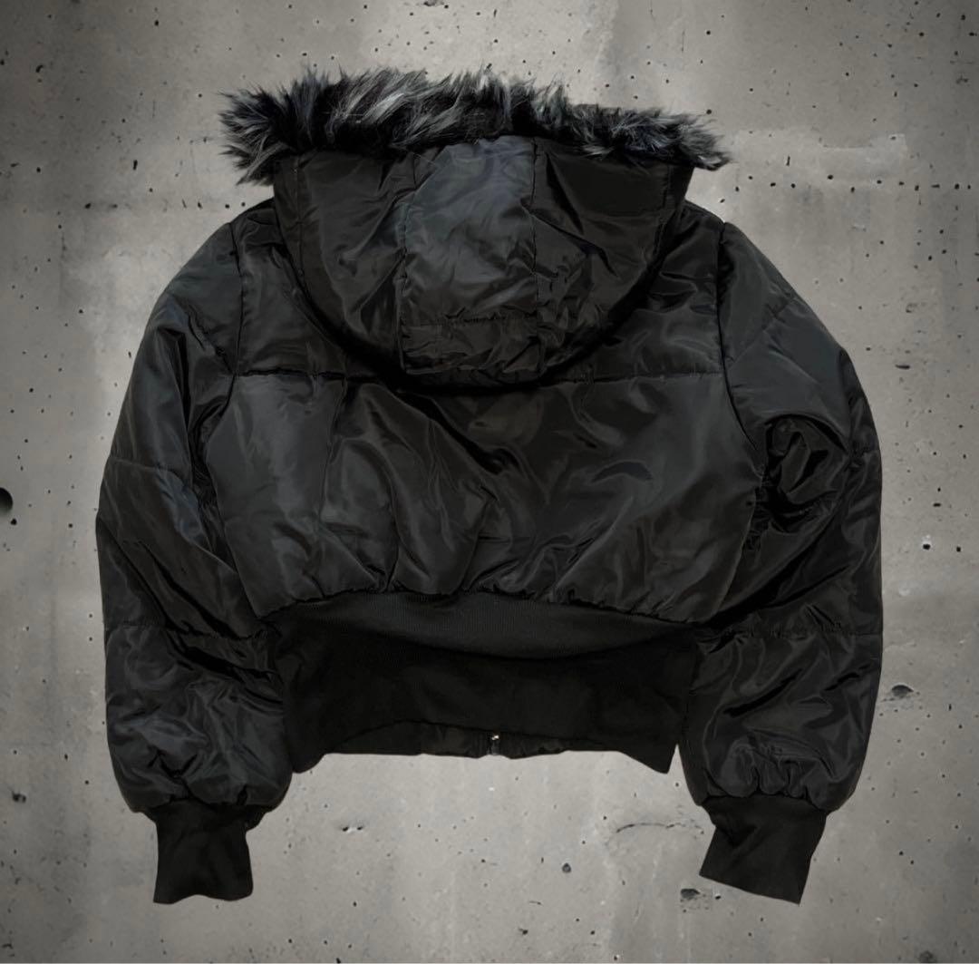 短丈archive furjacket N2B ma-1 y2k grunge