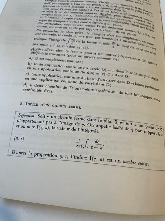 Henri Cartanの「一変数解析関数の基本理論」フランス語版