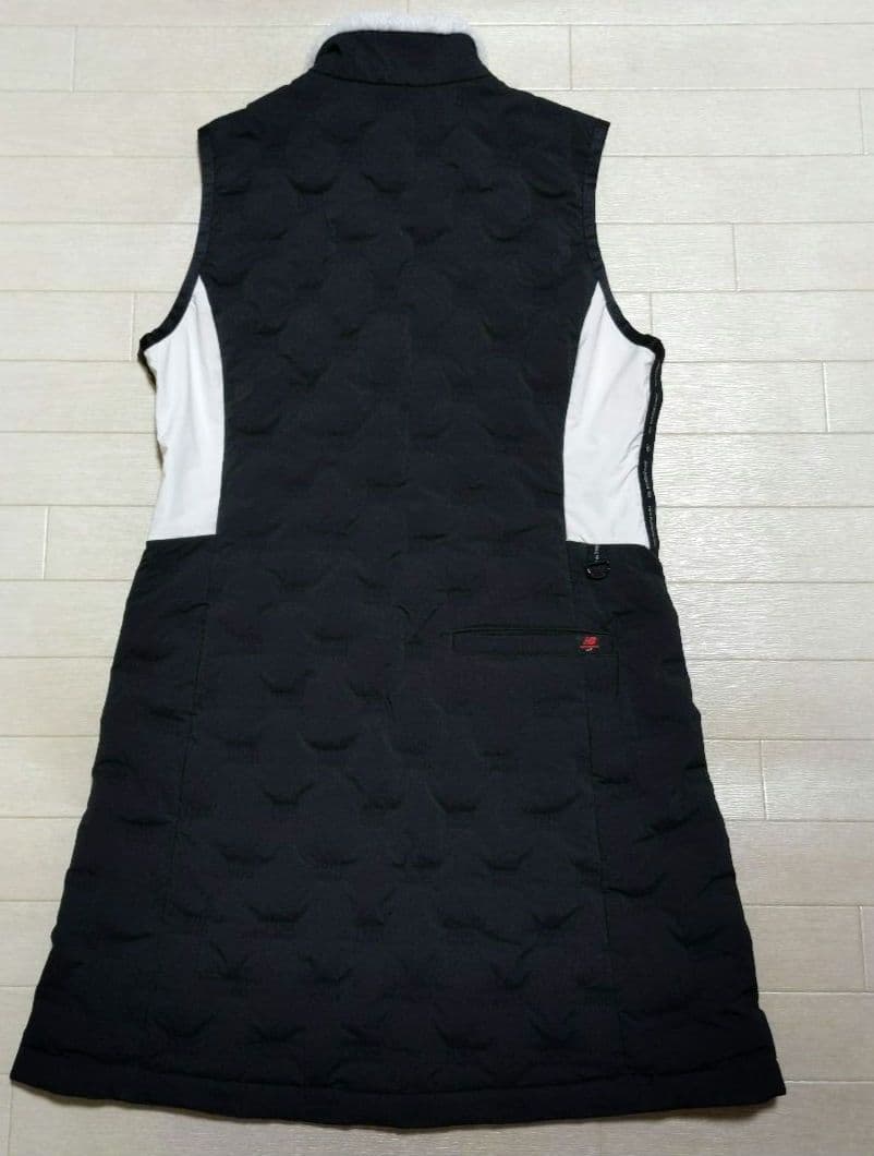 再再再値下げ美品　ニューバランスゴルフ　ダウンワンピース2 黒ブラック　中綿