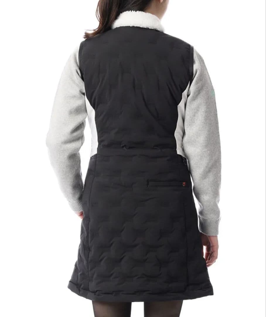 再再再値下げ美品　ニューバランスゴルフ　ダウンワンピース2 黒ブラック　中綿