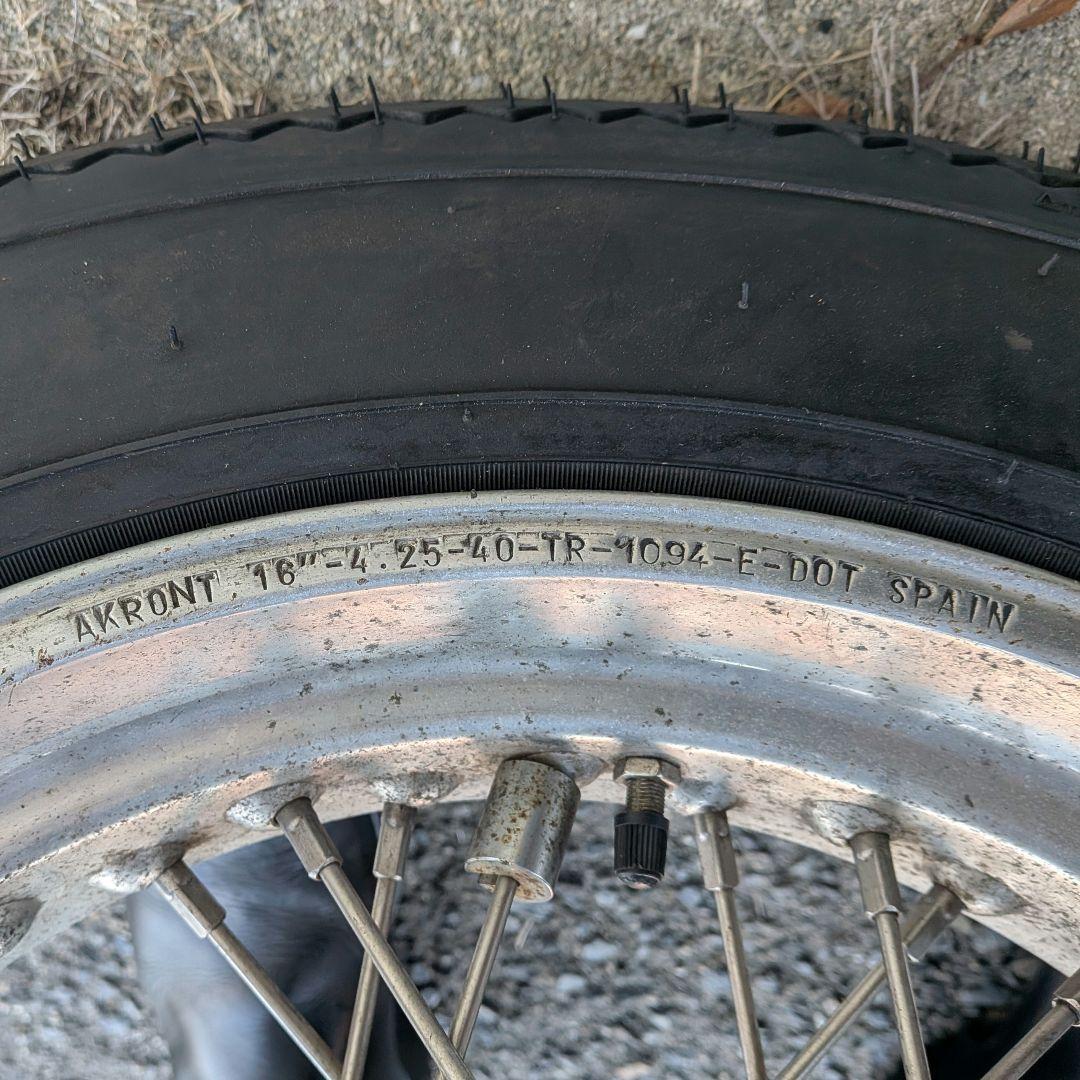 ハーレー　16インチホイールセット