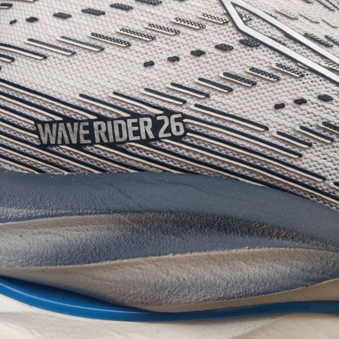 Mizuno ウェブライダー26ホワイト/ネイビー　23.5