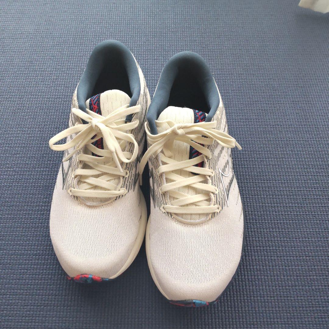 Mizuno ウェブライダー26ホワイト/ネイビー　23.5