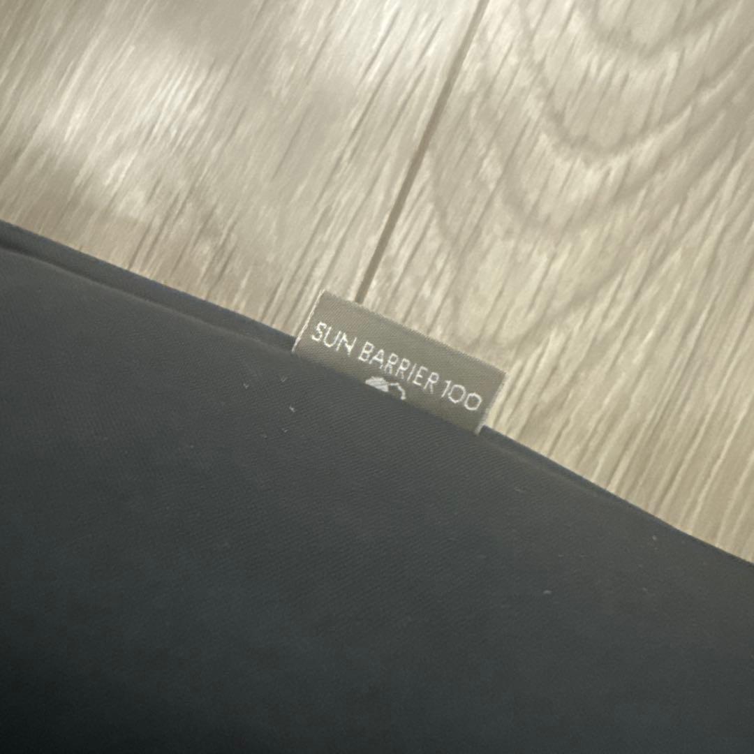 p*m様 サンバリア100 ３段折 / 無地(ブラック) 日傘