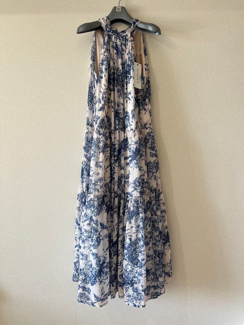 新品 Estella.K Positano Belted long Dress