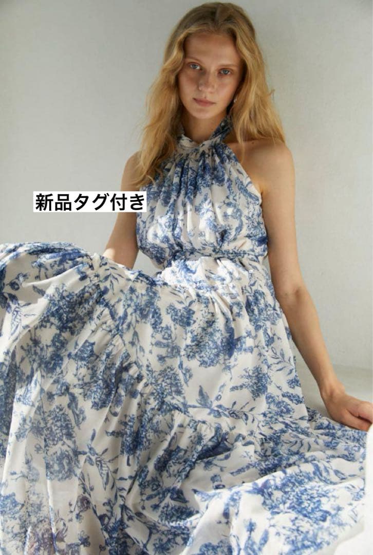 新品 Estella.K Positano Belted long Dress