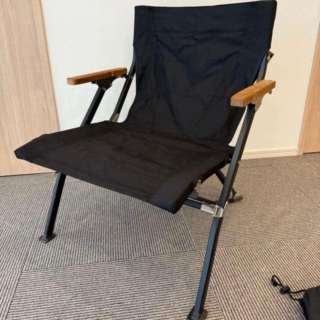 スノーピーク雪峰祭2022春限定 ローチェアショートブラック /FES-193