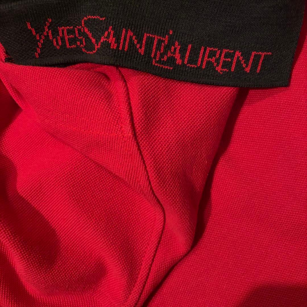 90s ysl polo shirt イヴ サンローラン 長袖 ポロシャツ