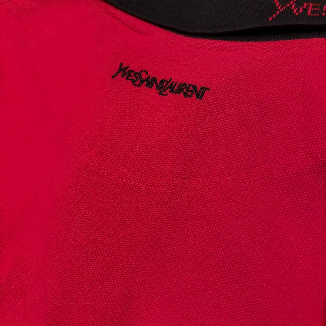90s ysl polo shirt イヴ サンローラン 長袖 ポロシャツ