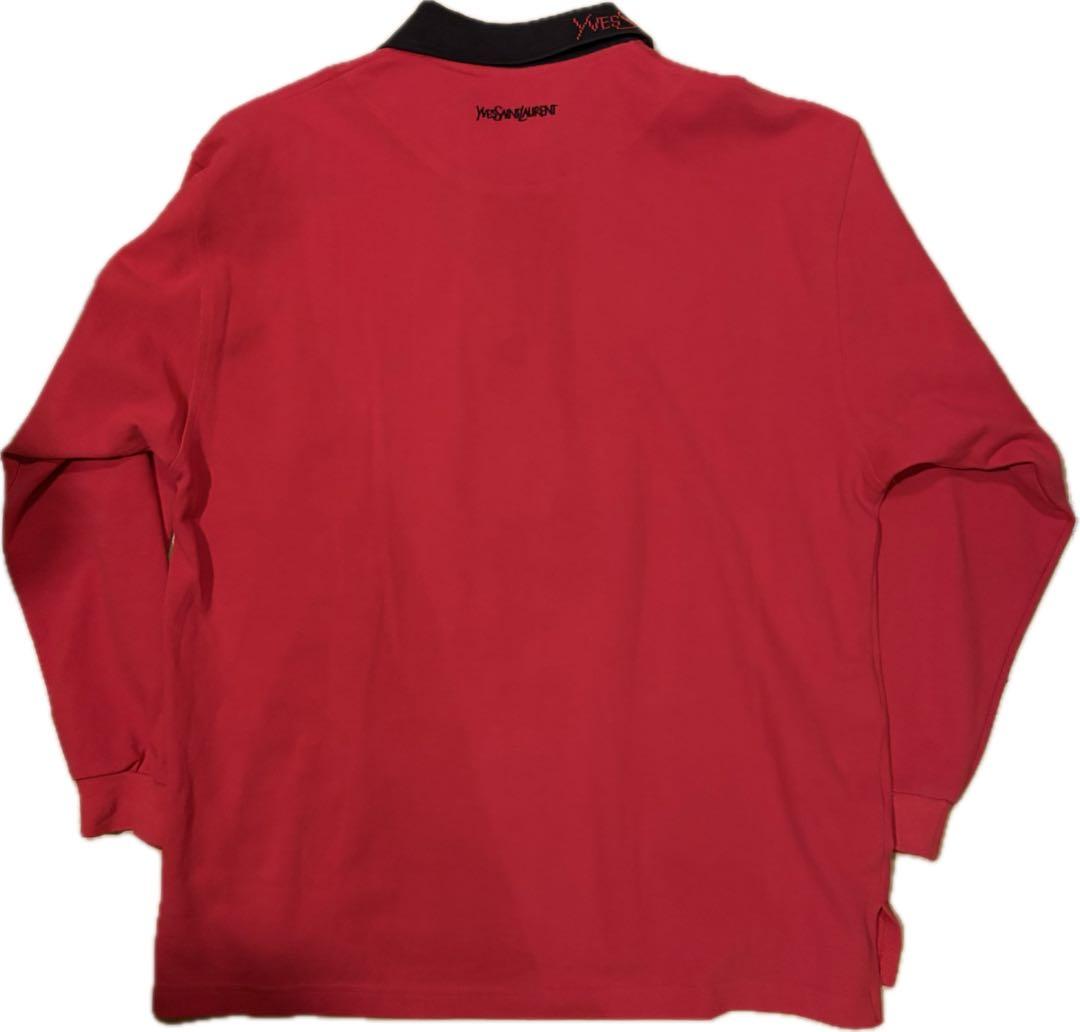 90s ysl polo shirt イヴ サンローラン 長袖 ポロシャツ