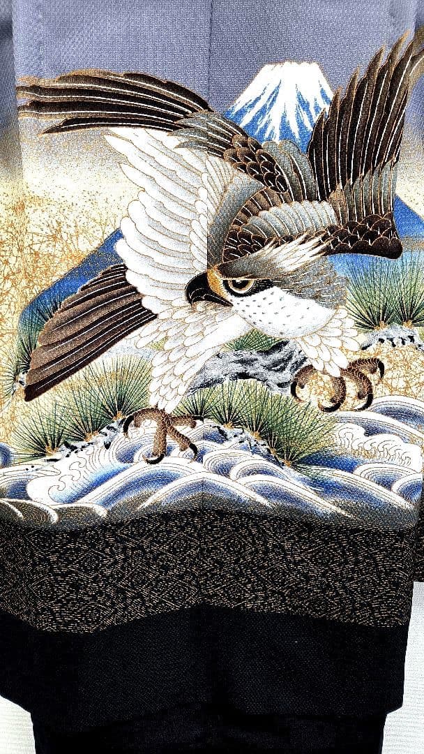 七五三 5歳 男児 着物 羽織 袴 セット 長尺 鷹