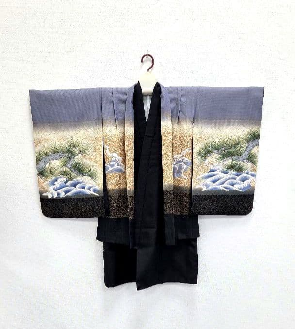 七五三 5歳 男児 着物 羽織 袴 セット 長尺 鷹