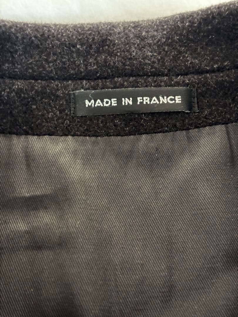 90s フランス製 アニエスベー ririジップ ウール カシミヤ ジャケット