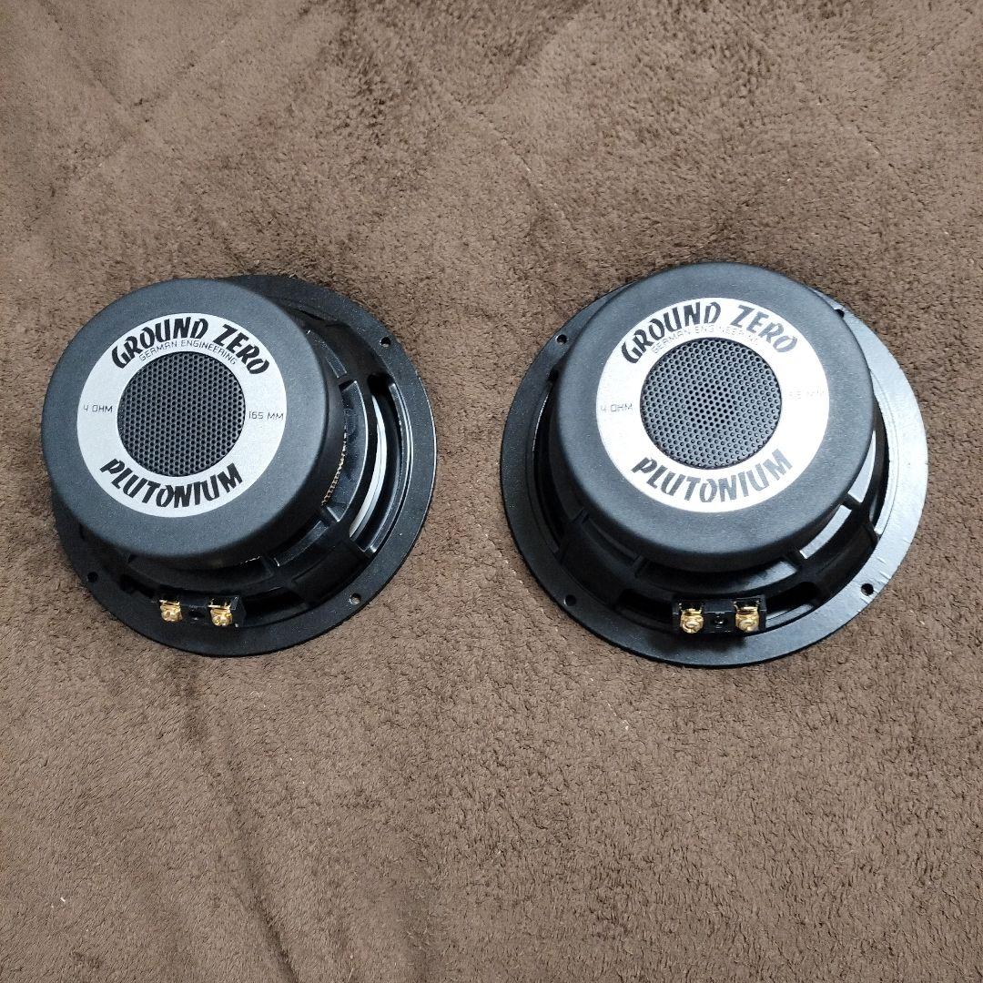 GROUND ZERO GZPC165SQ ミッドウーファーのみ　カーオーディオ