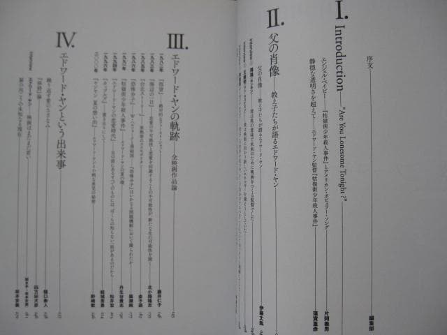 エドワード・ヤン 再見/再考　Edward Yang　楊德昌　初版　帯付き