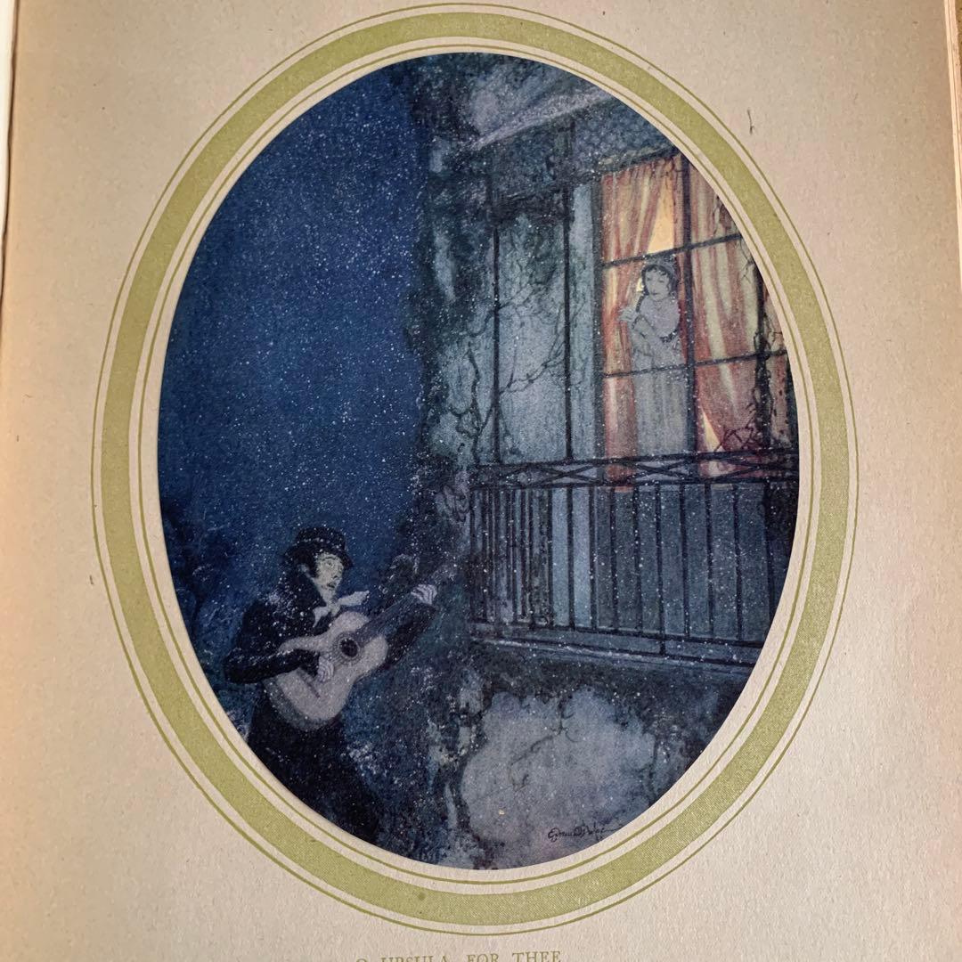 1915年デュラック稀少で美しいアンティーク古書　洋書　絵本　画集　児童書