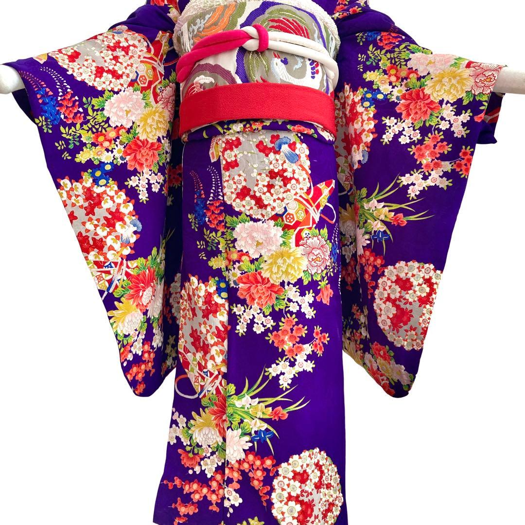 アンティーク　女の子　子供着物　NO4