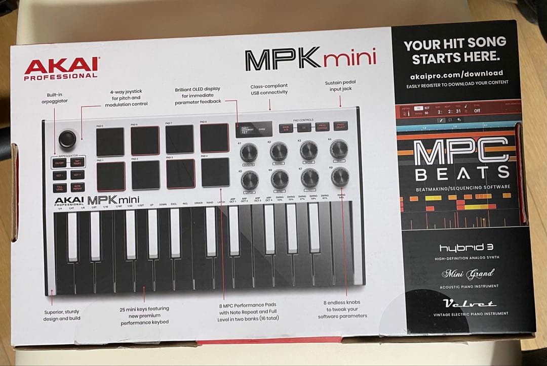 DTM・DAW AKAI mini MIDI & SynthesizerV Studio Pro
