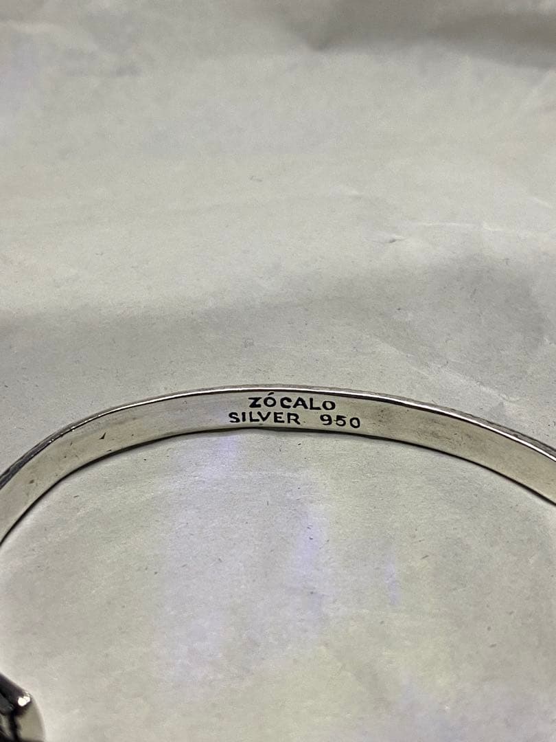 ソカロ　シルバーバングル　『ナロウアイビー』　Sサイズ