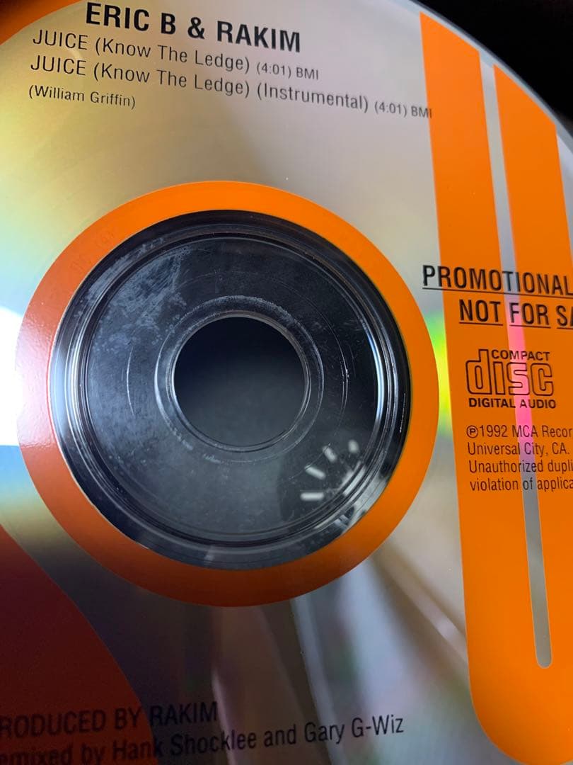 【PROMO CDs】Eric B. & Rakim / Juice