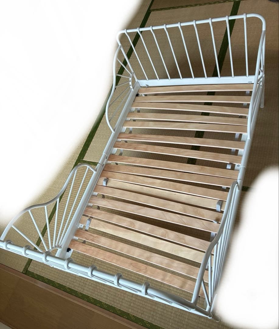 Ikea伸長式ベッドフレーム、すのこ