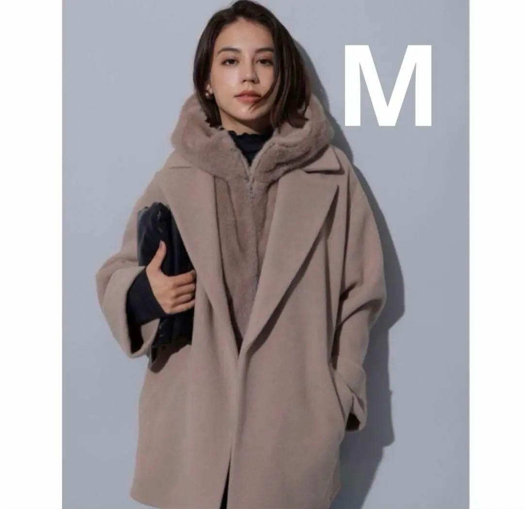 Arpege story リバーコート キャメル M ミドル丈