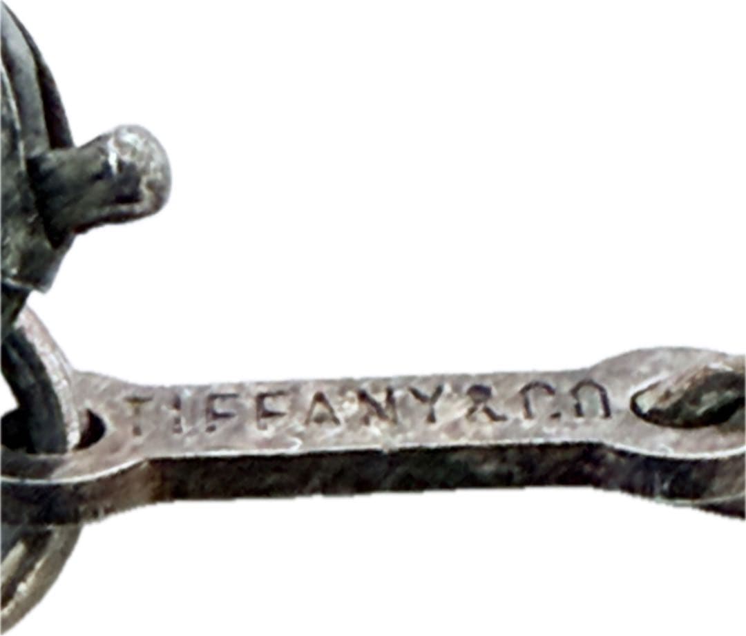 ティファニー 925 オープンハート スモールクロス シルバー ネックレス