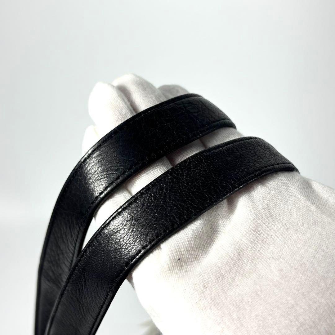 ✨極美品✨アエタ トートバッグ DA20 A4可 肩掛け ディアレザー ブラック