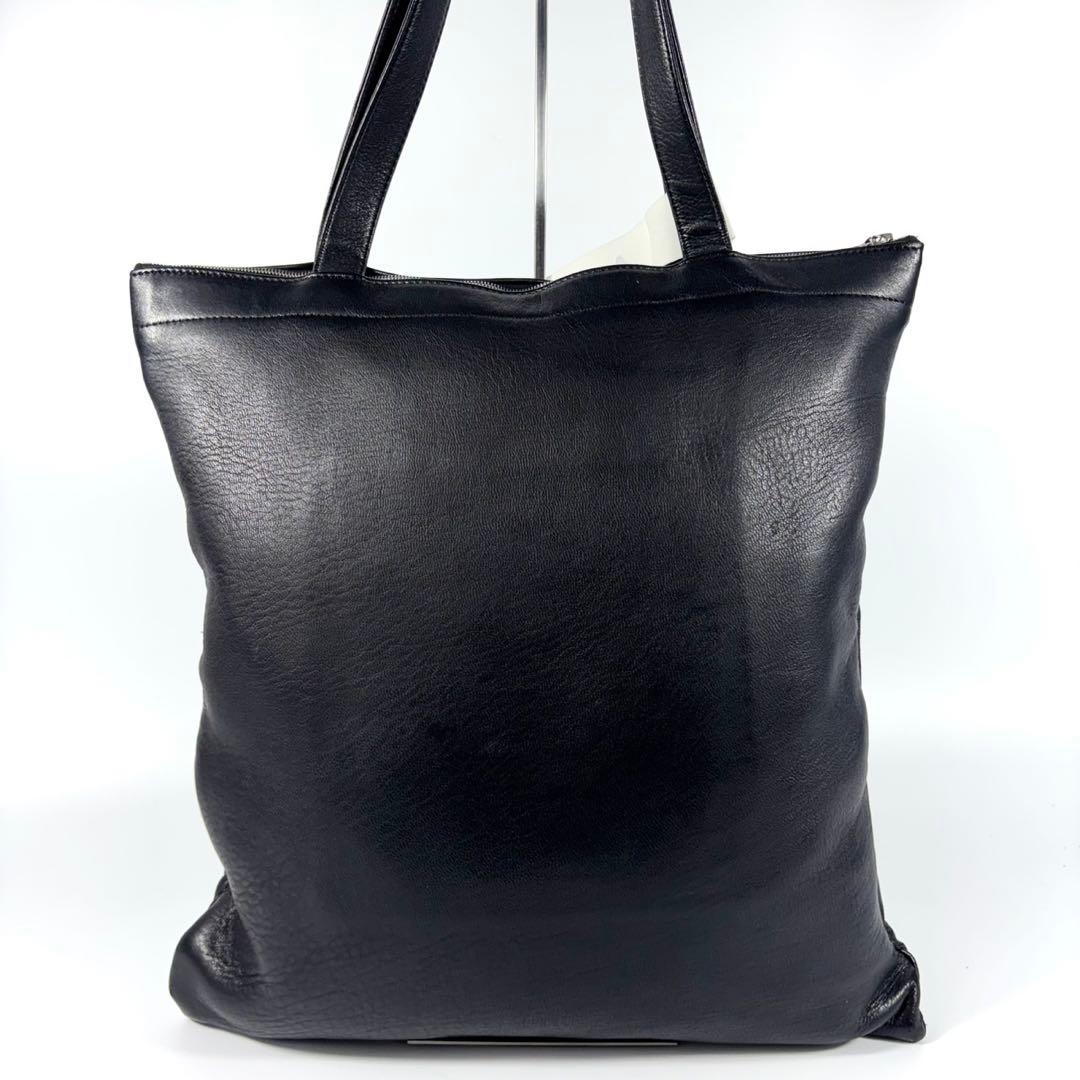 ✨極美品✨アエタ トートバッグ DA20 A4可 肩掛け ディアレザー ブラック