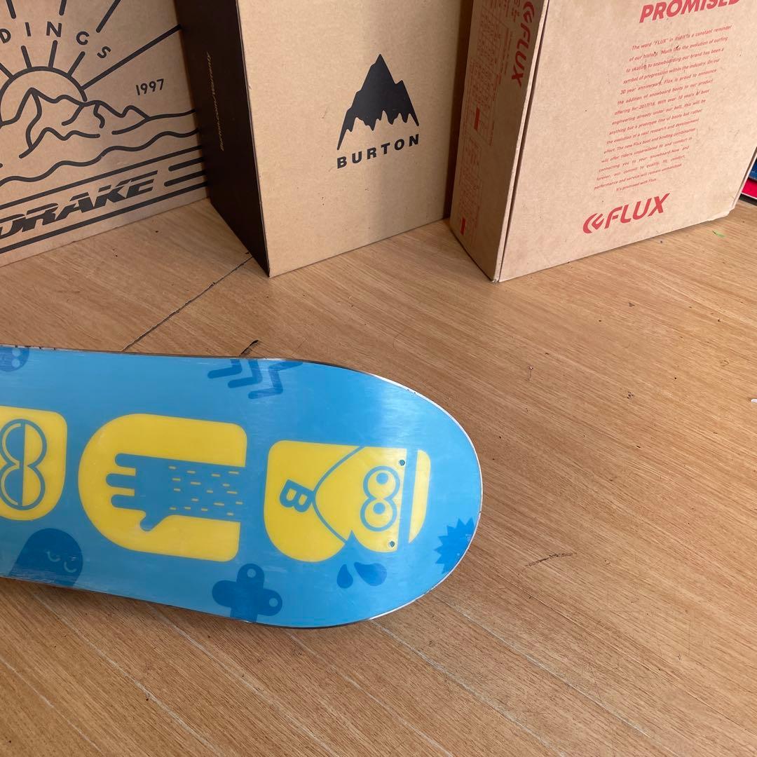 BURTON　キッズスノーボードセット　100cm　バートン　バイン付3点セット