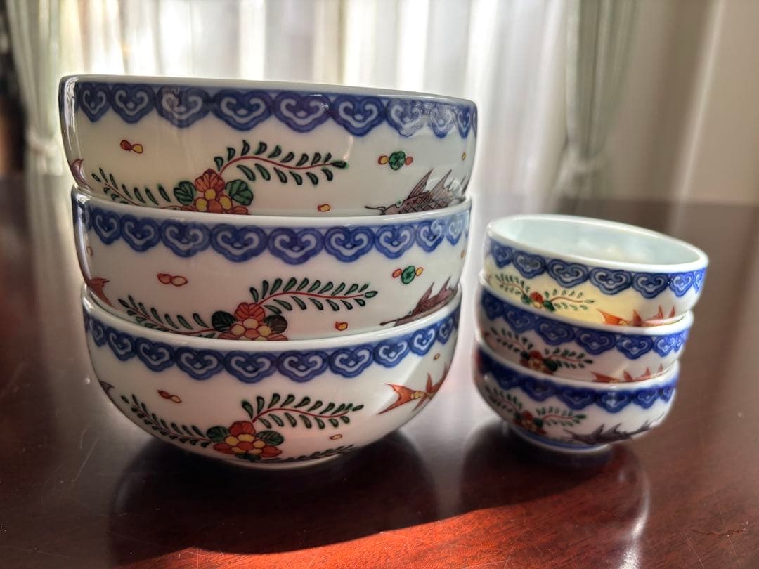 渋草焼 芳国舎 刺身皿と醤油皿3セット