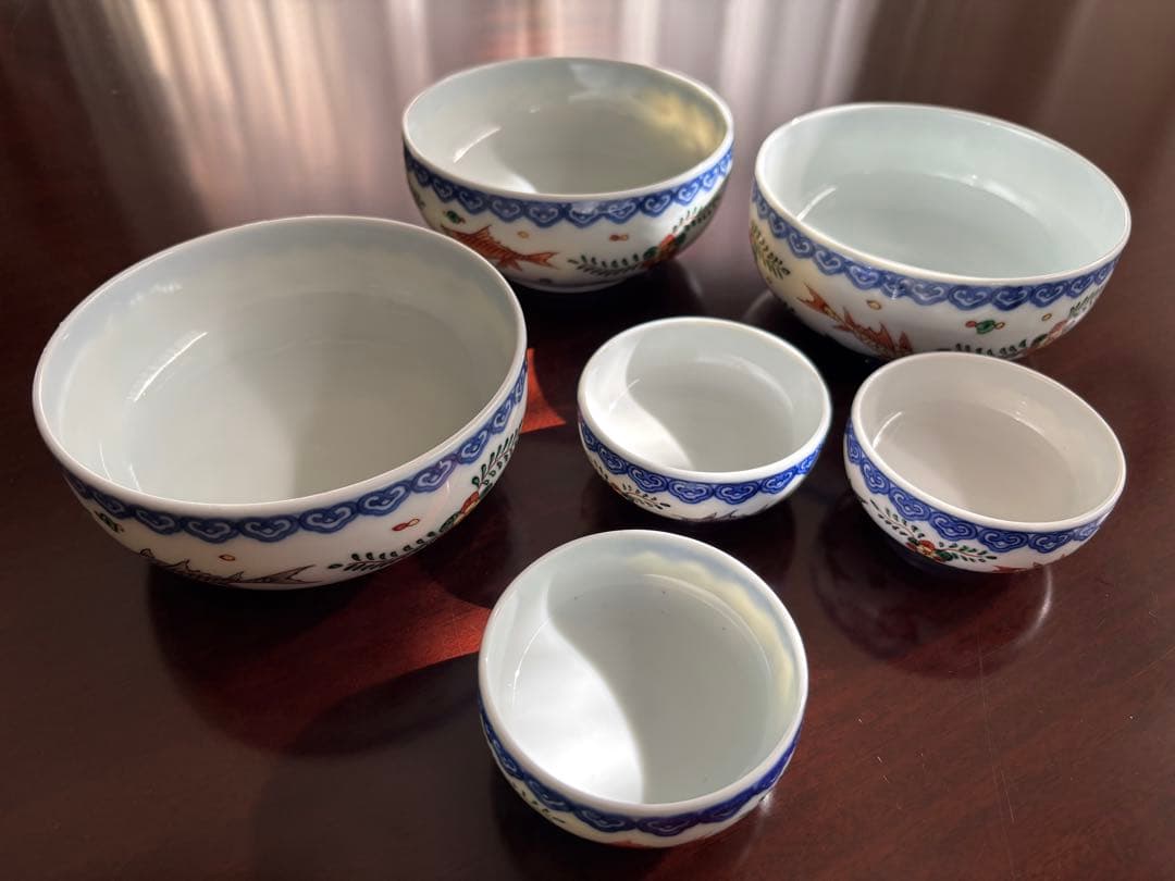 渋草焼 芳国舎 刺身皿と醤油皿3セット