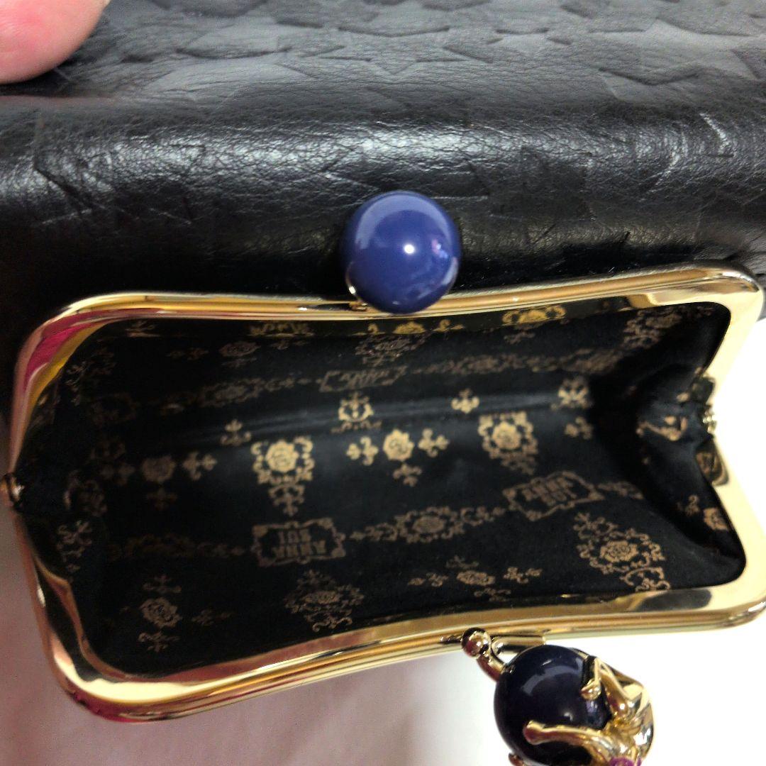 ANNASUI 星型エンボス 二つ折り財布.未使用に近い