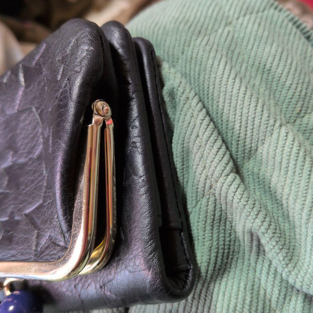 ANNASUI 星型エンボス 二つ折り財布.未使用に近い