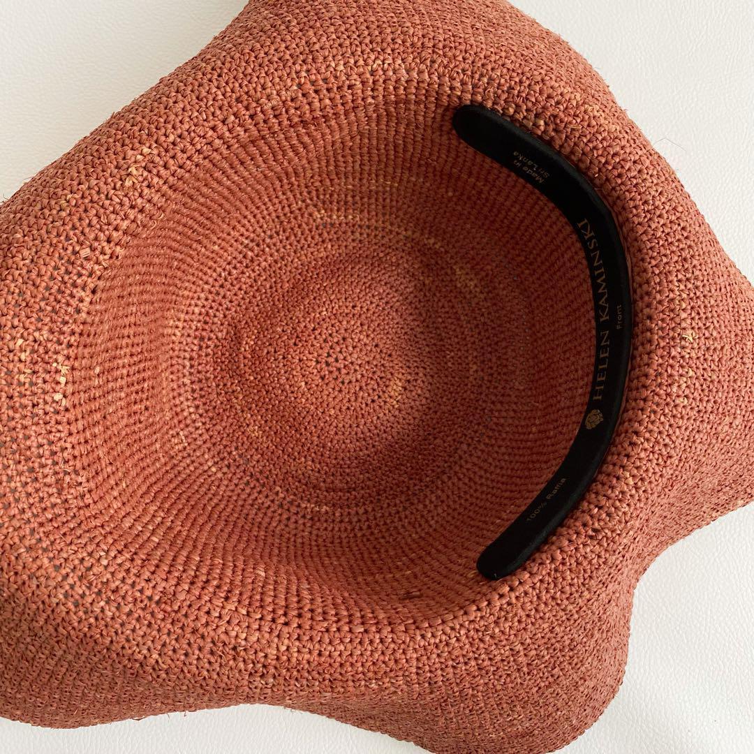 極美品　ヘレンカミンスキー　プロバンス12 ラフィアハット