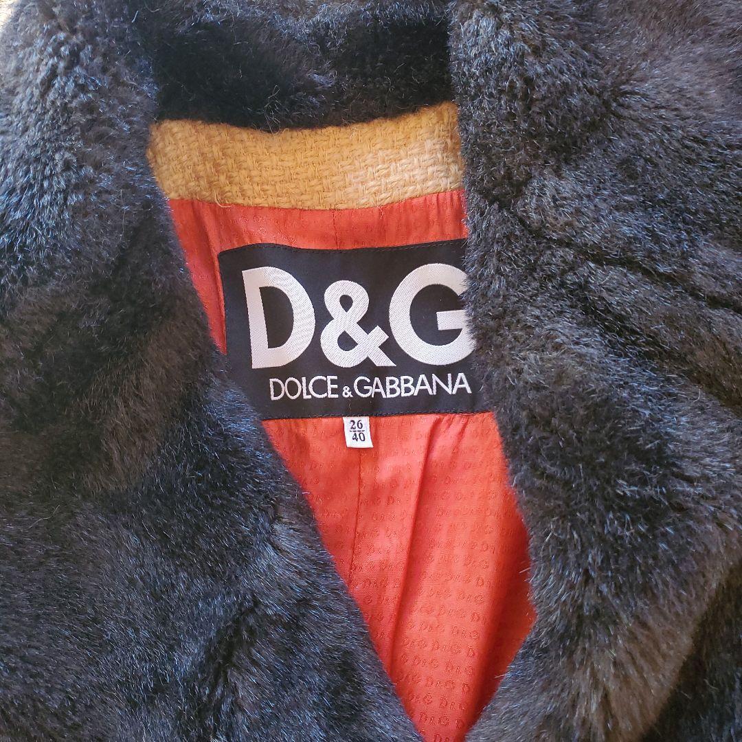 【美品】D&G ベージュ ダブルブレストコート