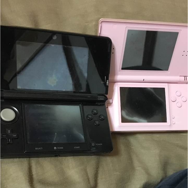 3DS ブラック   DSlite ピンク
