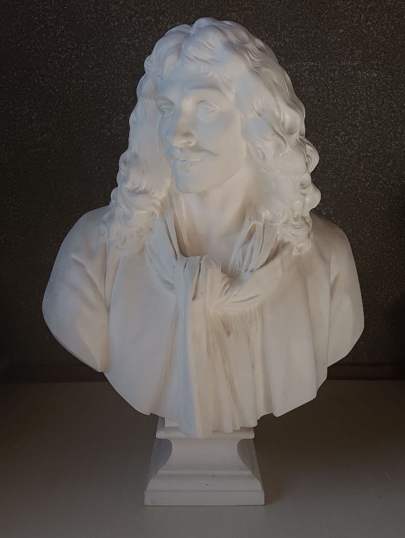 石膏像 モリエール（デッサン用）受験・練習用／発送対応