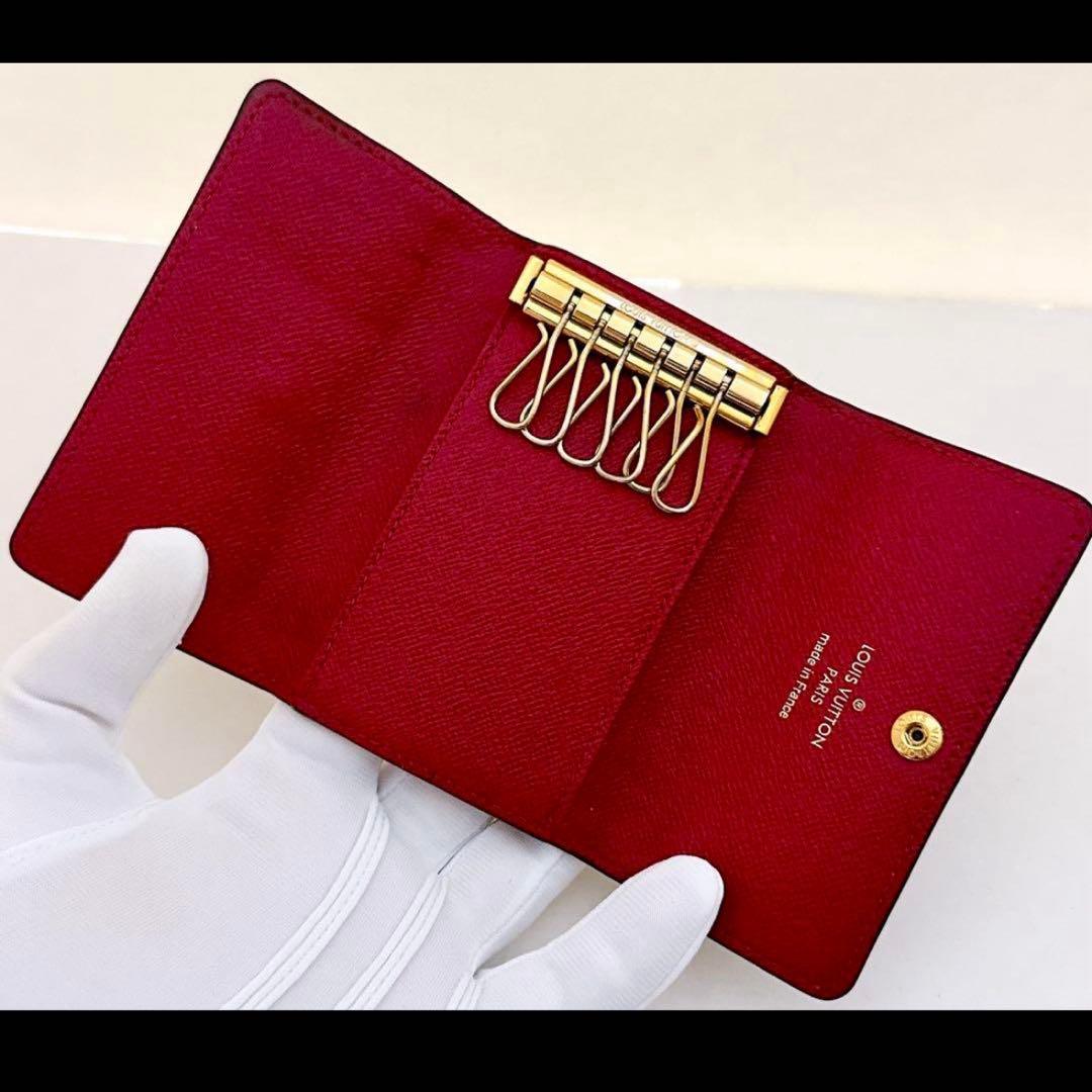 ルイヴィトン キーケース モノグラム フューシャ 正規品 ミュルティクレ６連