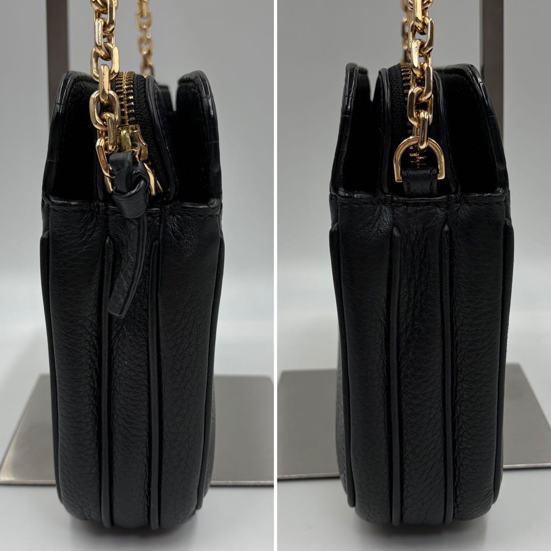 ✨美品✨トリーバーチ アイビー ショルダーバッグ ロゴ金具 チェーン 928