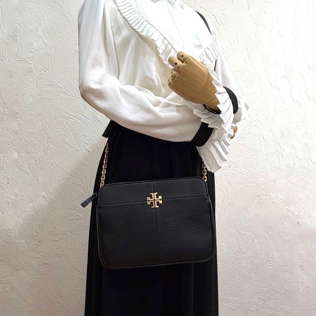 ✨美品✨トリーバーチ アイビー ショルダーバッグ ロゴ金具 チェーン 928