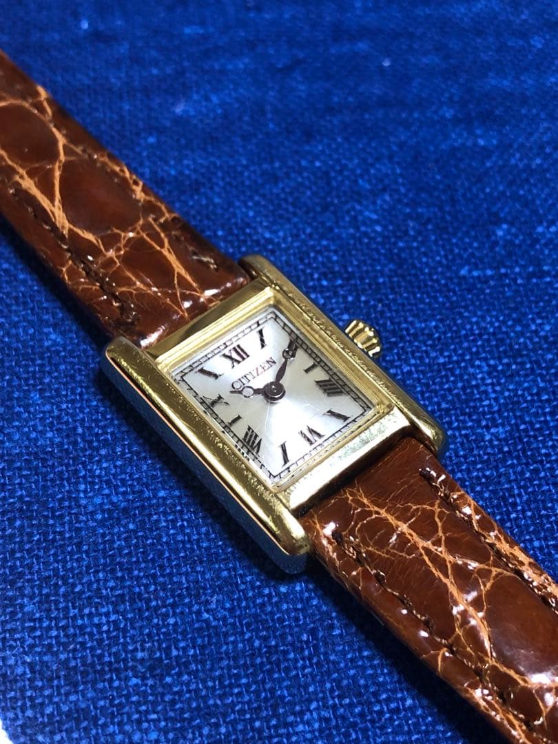 シチズン　kii ソーラー時計　革ベルト新品交換済み