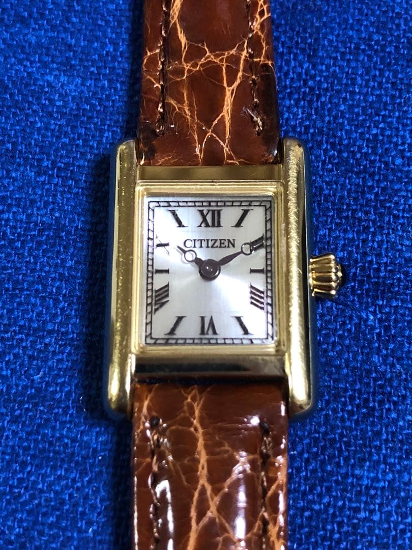 シチズン　kii ソーラー時計　革ベルト新品交換済み