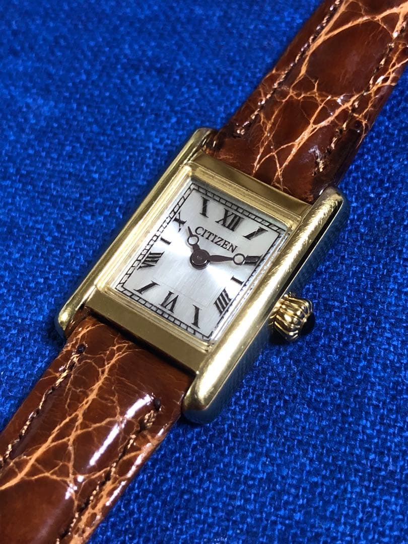 シチズン　kii ソーラー時計　革ベルト新品交換済み