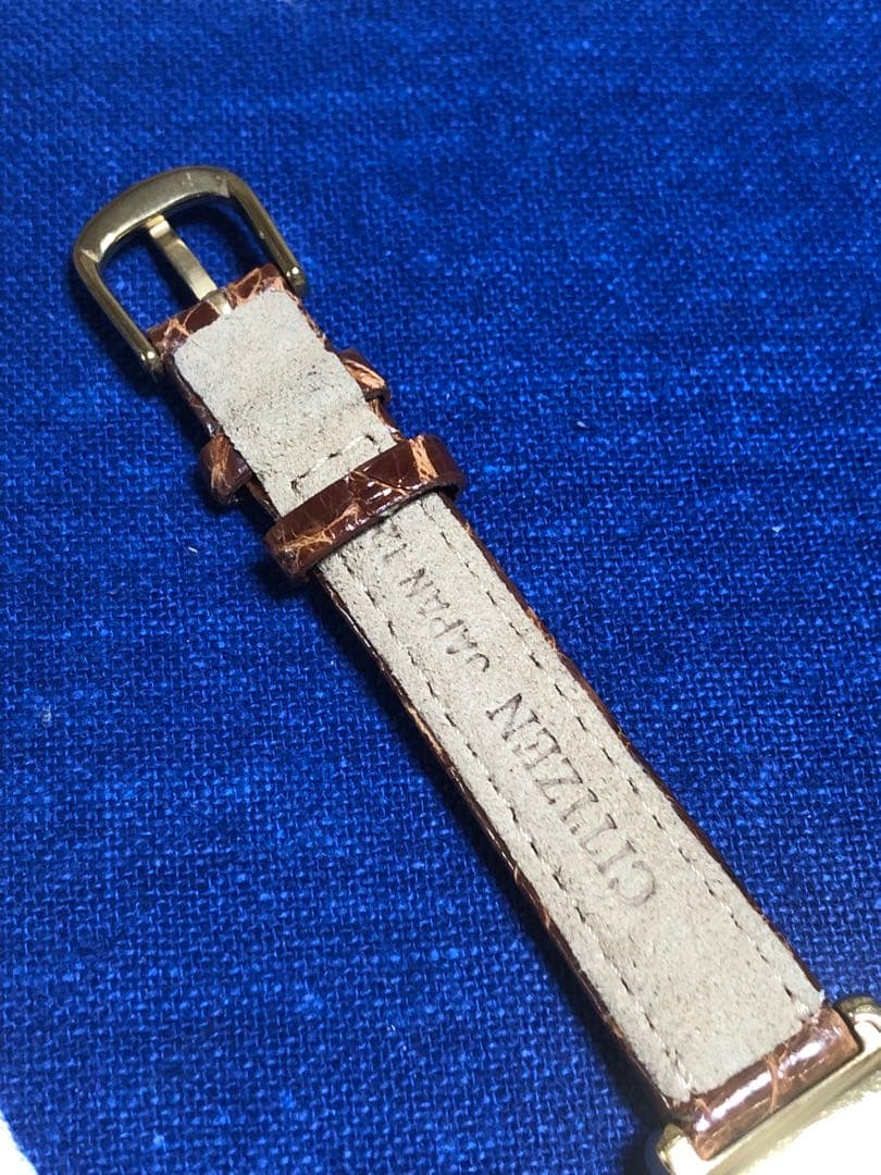 シチズン　kii ソーラー時計　革ベルト新品交換済み