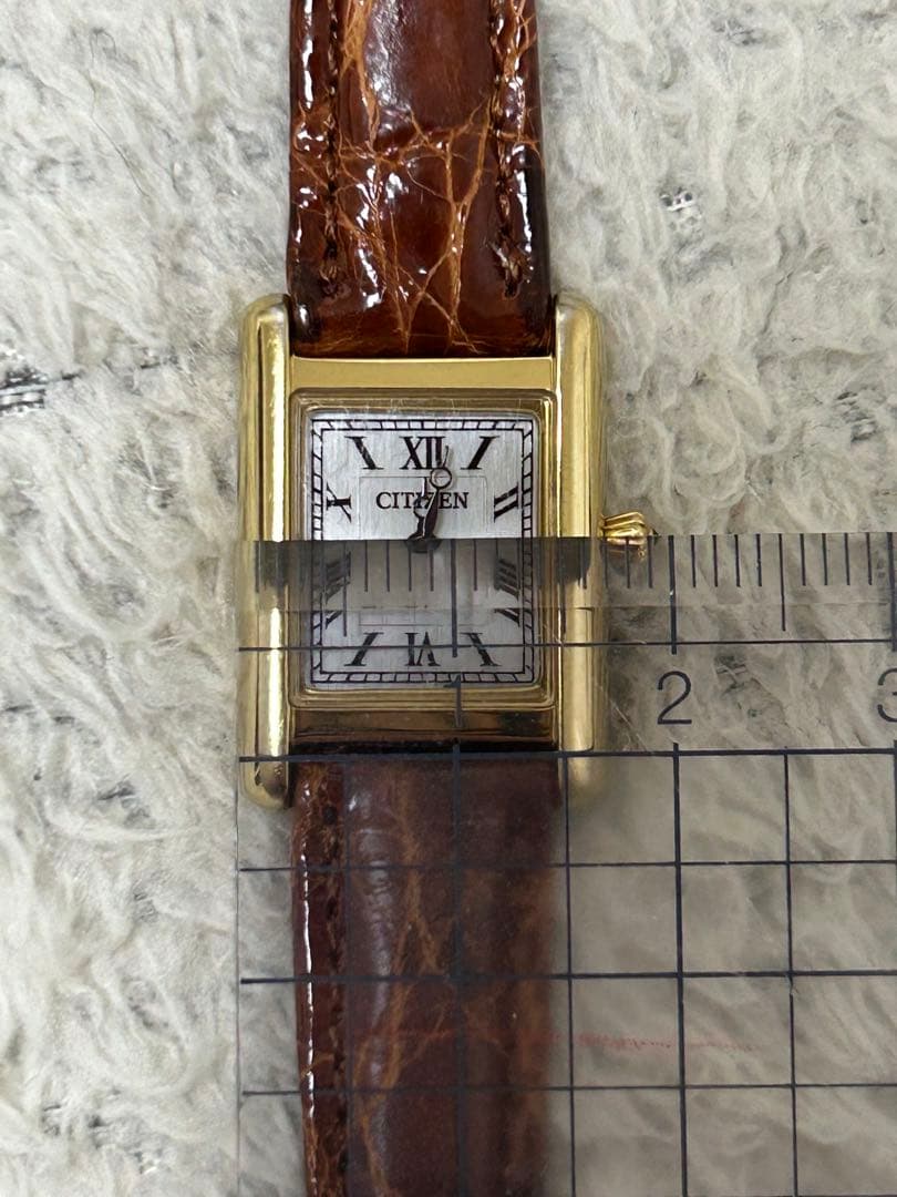 シチズン　kii ソーラー時計　革ベルト新品交換済み