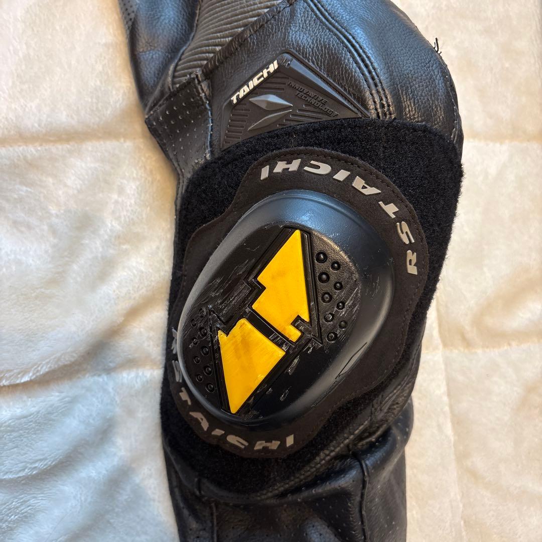 TAICHI 革ツナギ Lサイズ 膝プロテクター付き