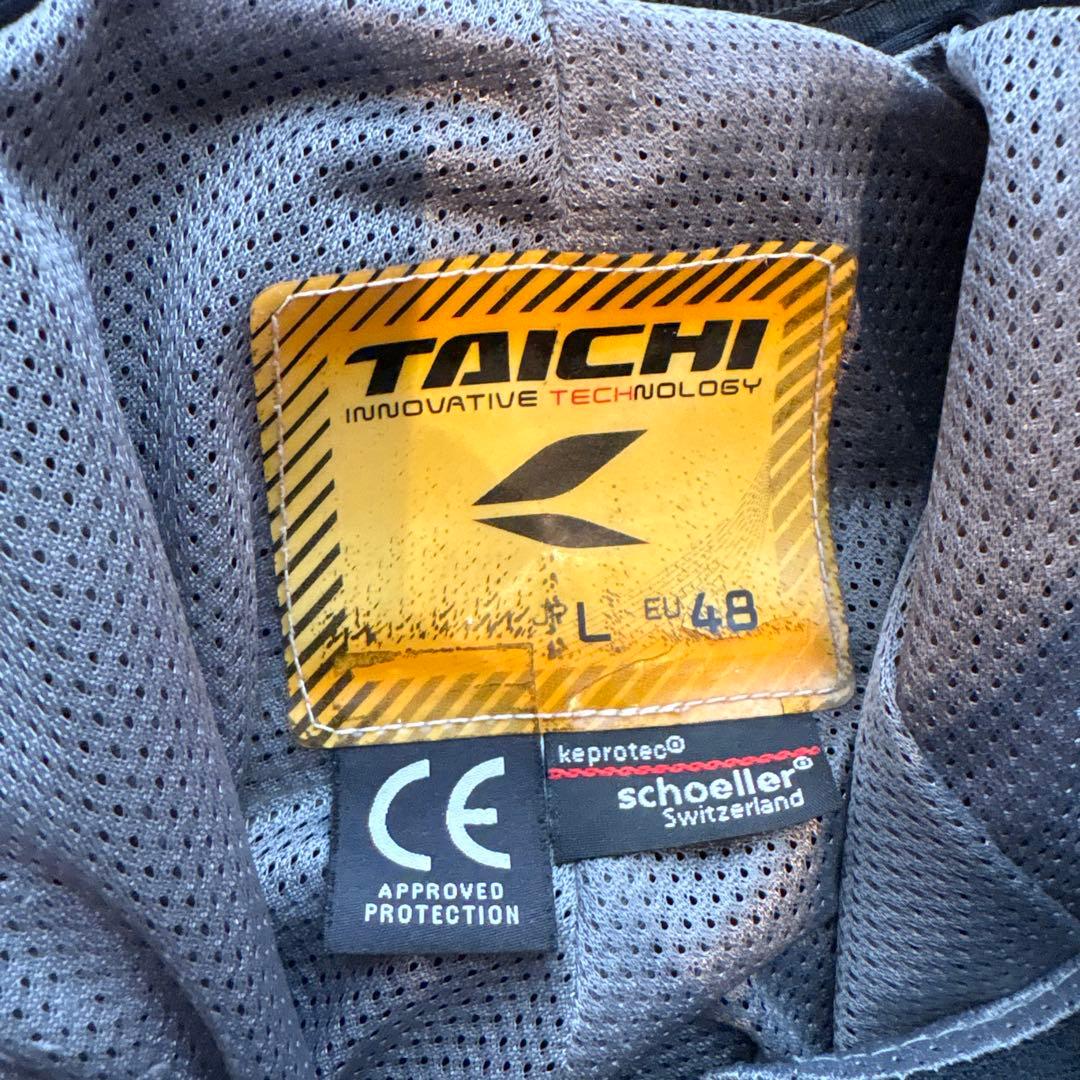 TAICHI 革ツナギ Lサイズ 膝プロテクター付き