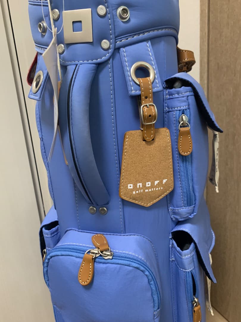 オノフ　キャディバッグ　水色