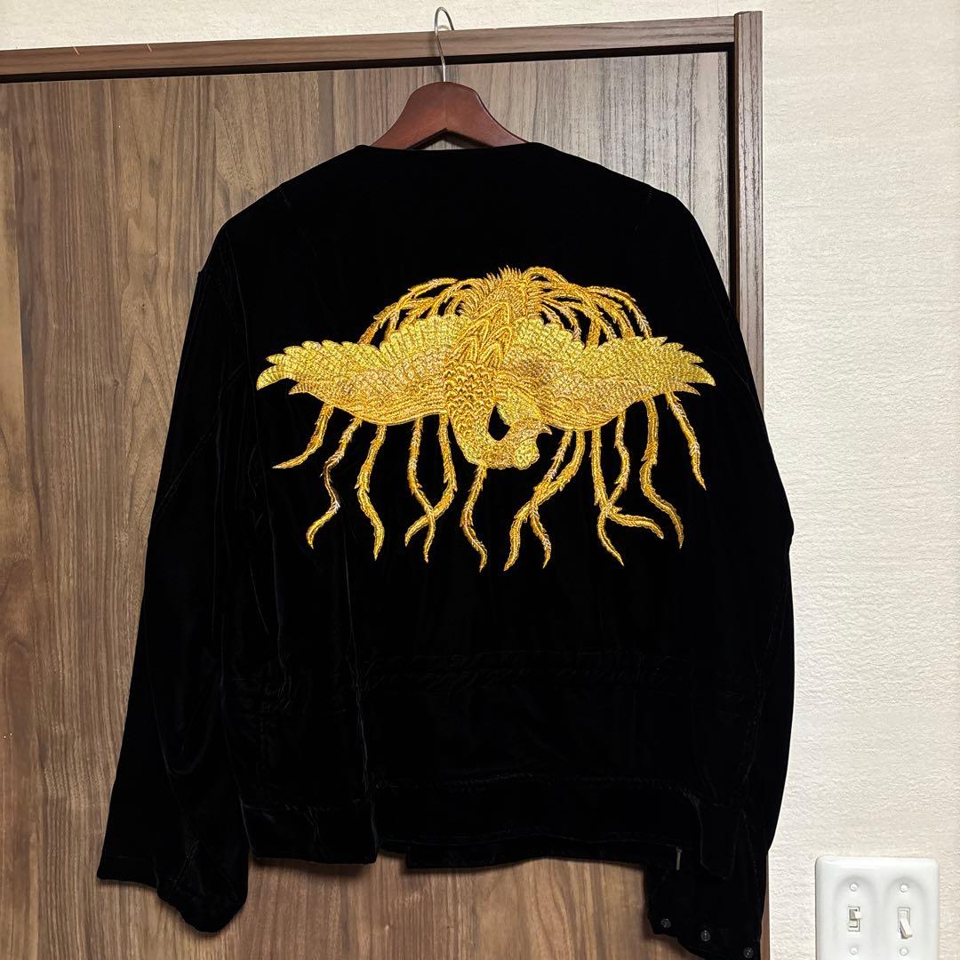 Sasquatch Fabrix. ブラックベルベットジャケット